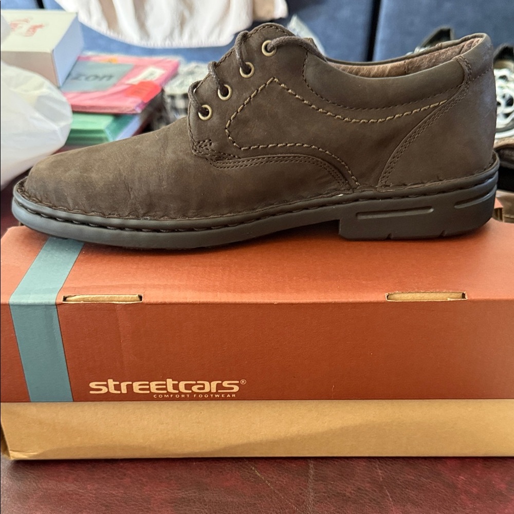 Streetcars Men's Brown Derby Shoes